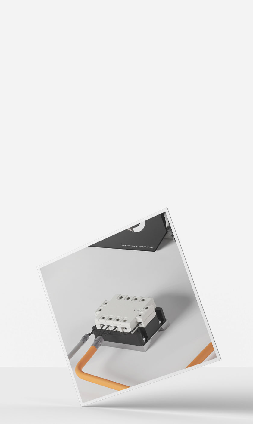 The semi-conductor relay of TS005 enables 10 times more switching cycles